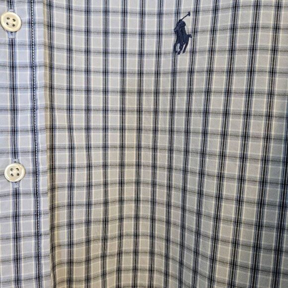 Ralph Lauren "Blake" mens shirt, blue pattern. .  Size XL. #878 - Picture 2 of 4